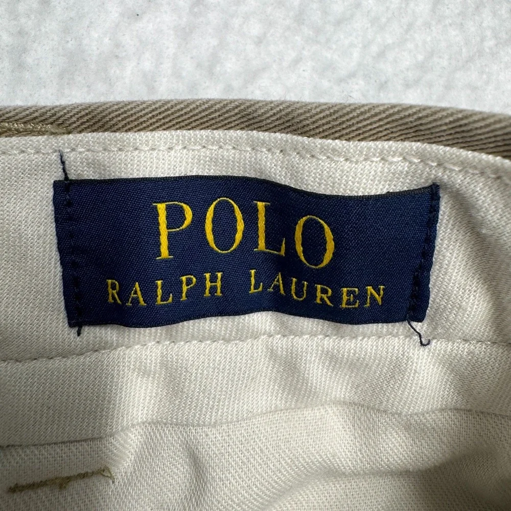 Polo Ralph Lauren Chino Casual Pants‎ Beige Classic Fit Men's Size 34x23